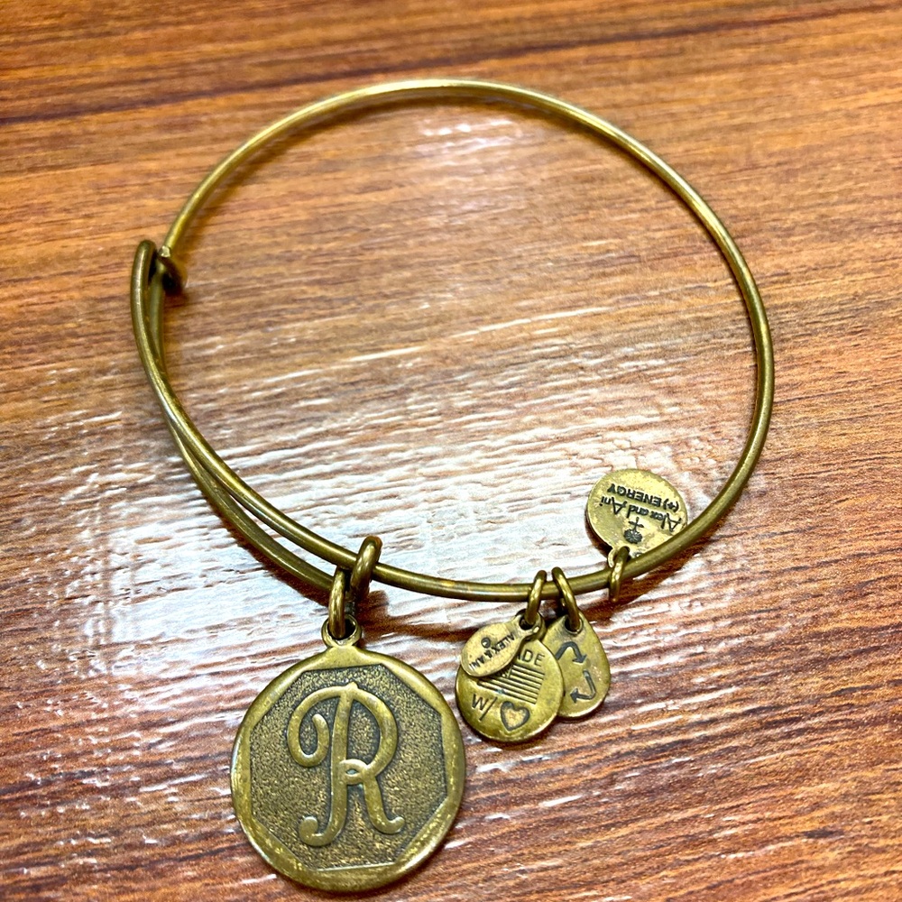 Alex and Ani “R” bracelet - Picture 2 of 2